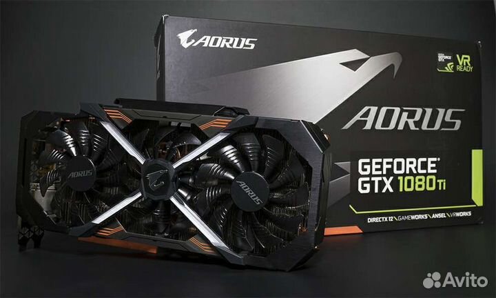 Видеокарта Gigabyte aorus gtx 1080 ti 11gb