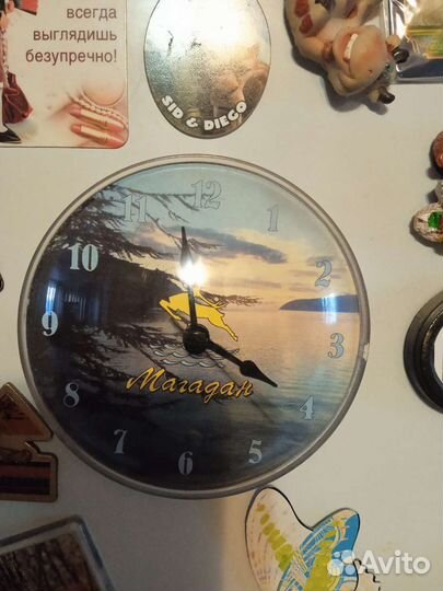 Часы на холодильник с магнитомм
