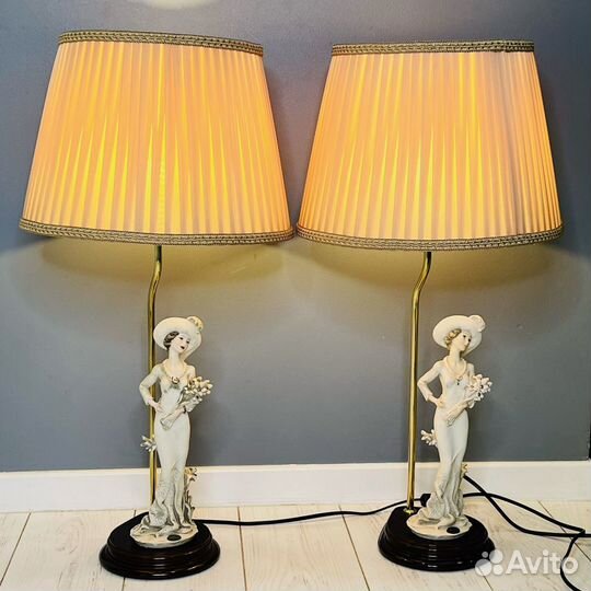 Антикварная лампа Capodimonte Dear Италия