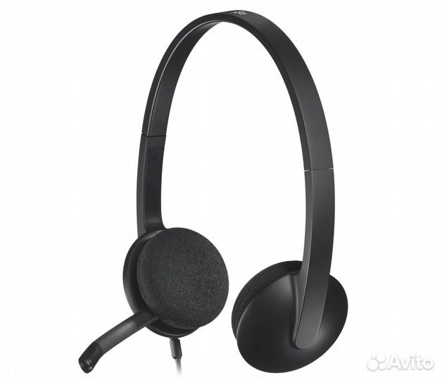 Гарнитура проводная logitech H340, USB