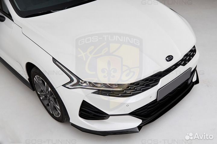 Накладка на передний бампер Киа К5 GT Lile