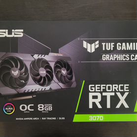 Видеокарта Asus GeForce RTX 3070 TUF Gaming OC