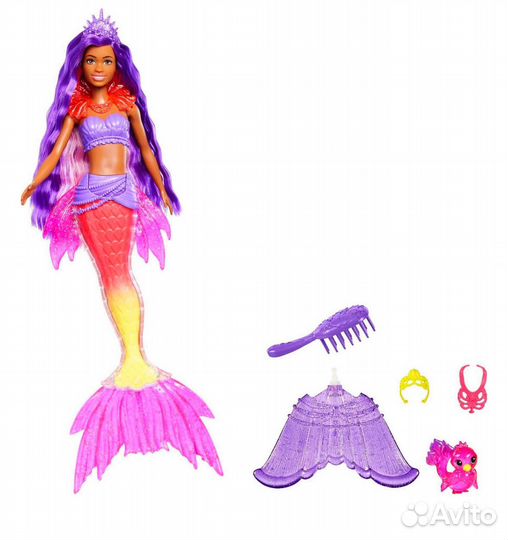 Барби barbie русалка /extra mini minis