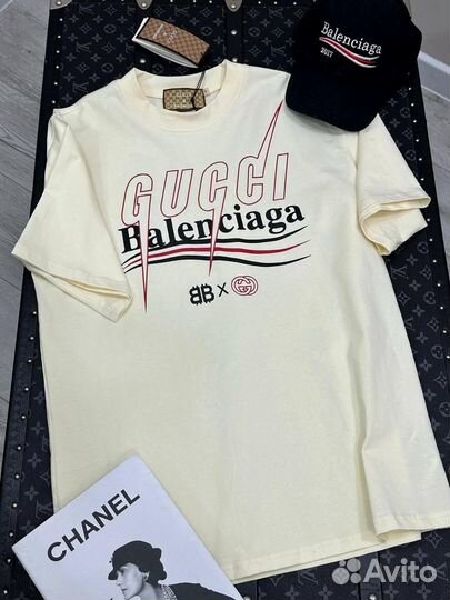 Balenciaga футболка оверсайз (топ 2024)