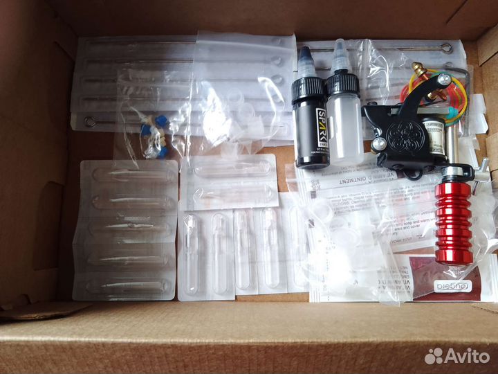 Роторная тату машинка. Набор