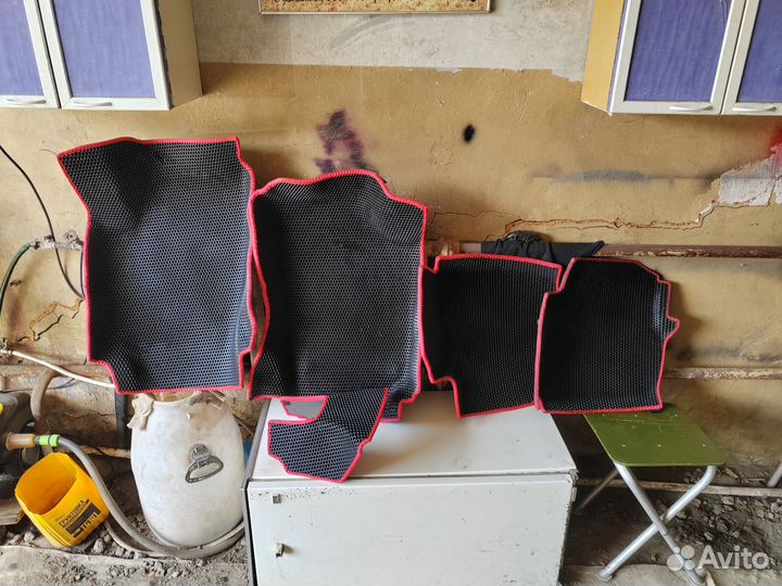 Коврики eva с бортами на volkswagen polo