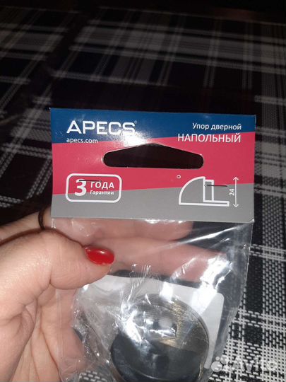 Дверной упор бронза