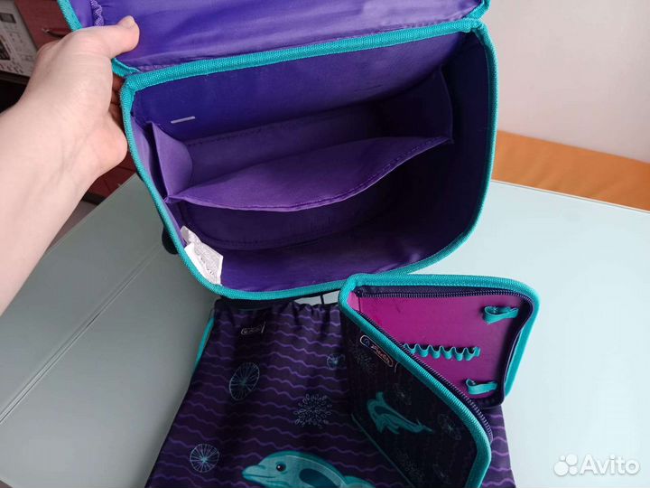 Ранец рюкзак школьный ортопедический набор