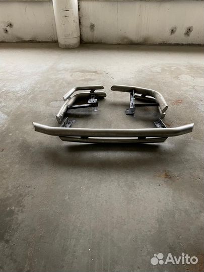 Защита бампера toyota land cruiser 200 - комплект