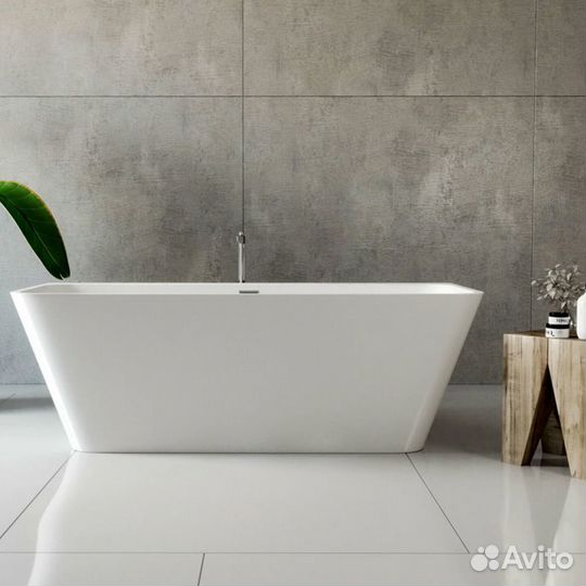Ванна пристенная 170х75 акриловая ванна