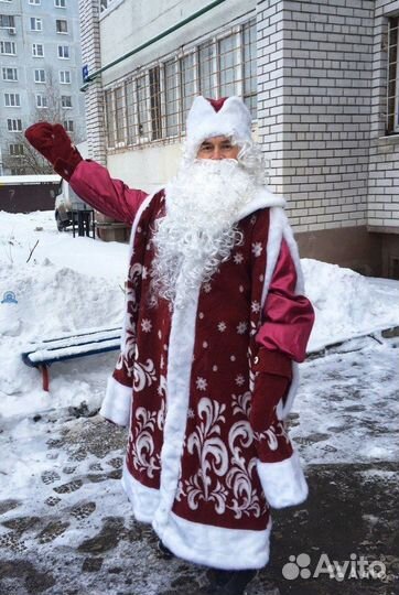 Карнавальный костюм деда мороза и снегурочки