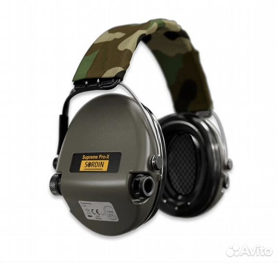 Наушники Sordin Supreme Pro-X, Hear2, Camo band