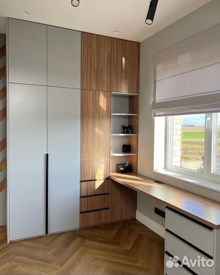 Компьютерный стол l Детский шкаф l Кровать l Комод