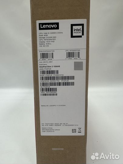 Ноутбук Lenovo ideapad slim 16IAH8