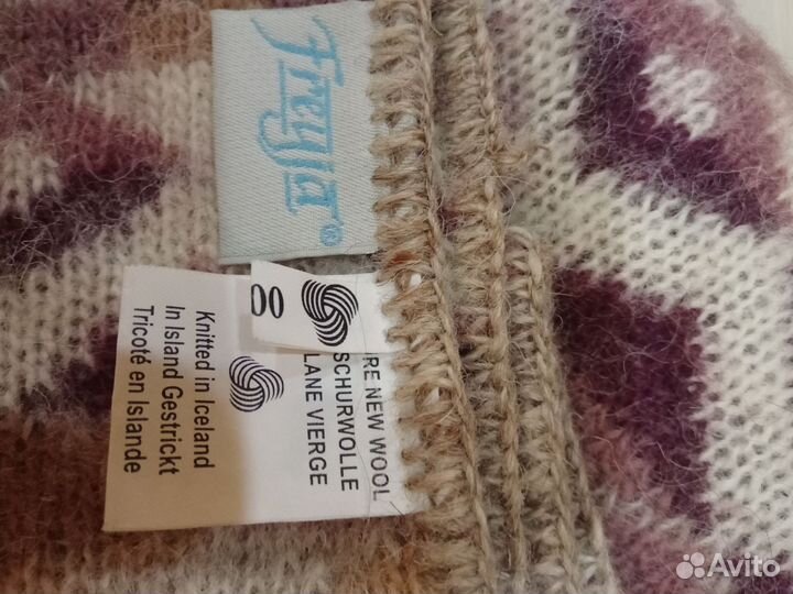 Комплект шапка и шарф женские зимние