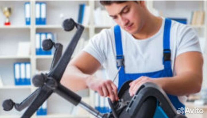 Ремонт компьютерных (офисных) кресел, гарантия