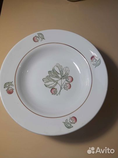 Глубокие суповые тарелки ссср,фаянс