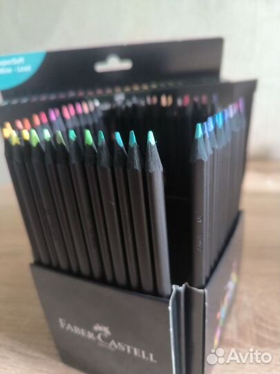 Цветные карандаши faber castell black edition 50