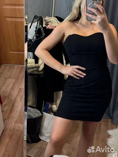 Платье черное. Мини платье. Morgan. 42-44 р