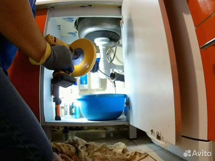 Устранение засоров канализации прочистка труб