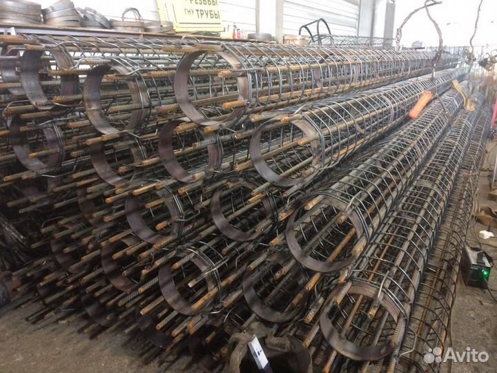 Сваи каркасы кольца Трубогиб Хомуты Сварочный цех