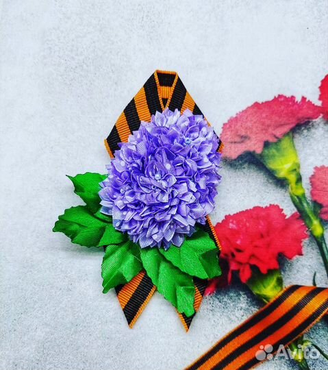 Брошь на 9 мая