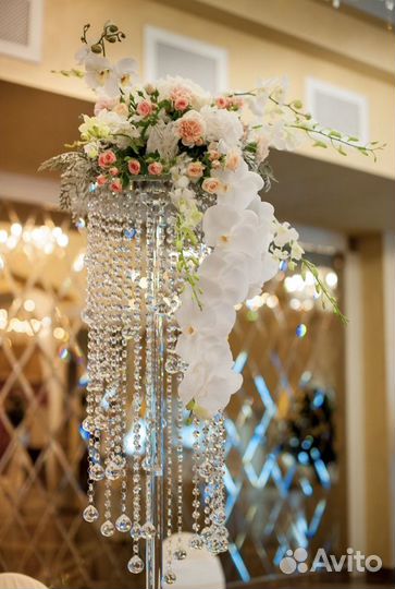 Канделябр стеклянный