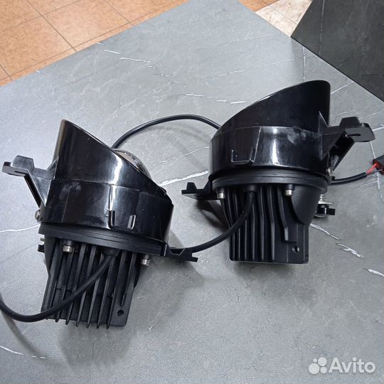 Линзованные LED птф Nissan