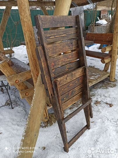 Садовое кресло-шезлонг для дачи