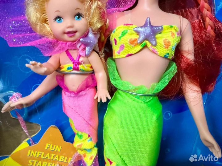 Disney 1997 Mattel Ariel & Merbaby Sandy