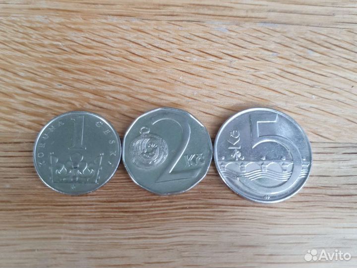 Монеты Чехия, кроны, набор