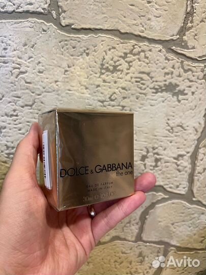 Новая Dolce Gabbana the one 30 мл