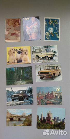 Календарики карманные СССР