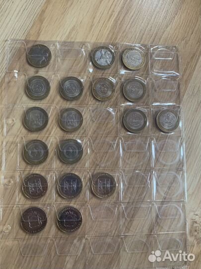 Монеты биметаллические 10 рублей (список)