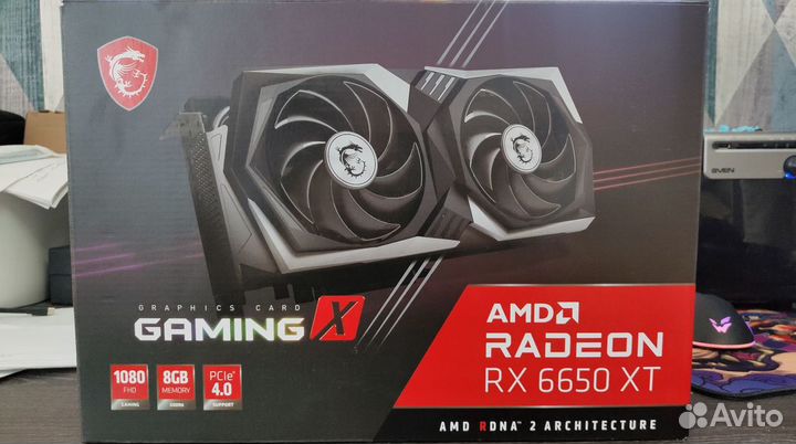 Видеокарта AMD RX6650XT MSI Gaming X