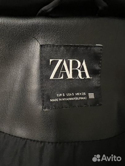 Пуховик женский zara 42