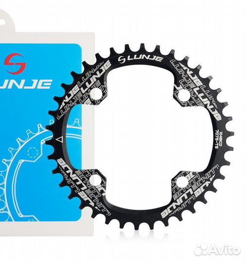 Звезда Narrow-Wide lunje 34 зуба черная