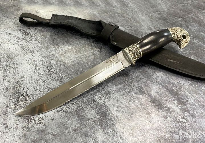 Нож Пластунский Донской, кованая 95Х18, граб, мель