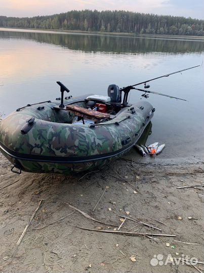 Комплект нднд hunter 380 PRO + yamaha 5 2такт