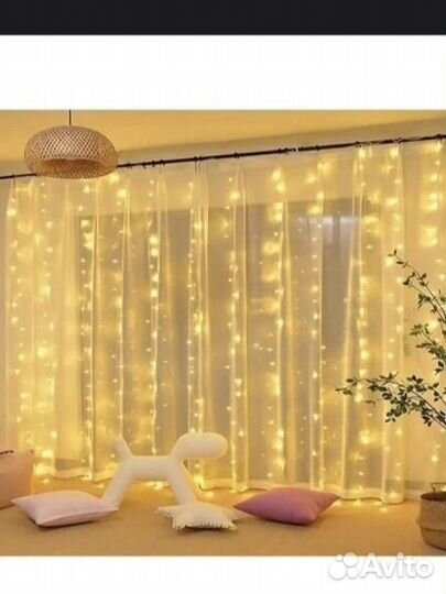 Гирлянды штора