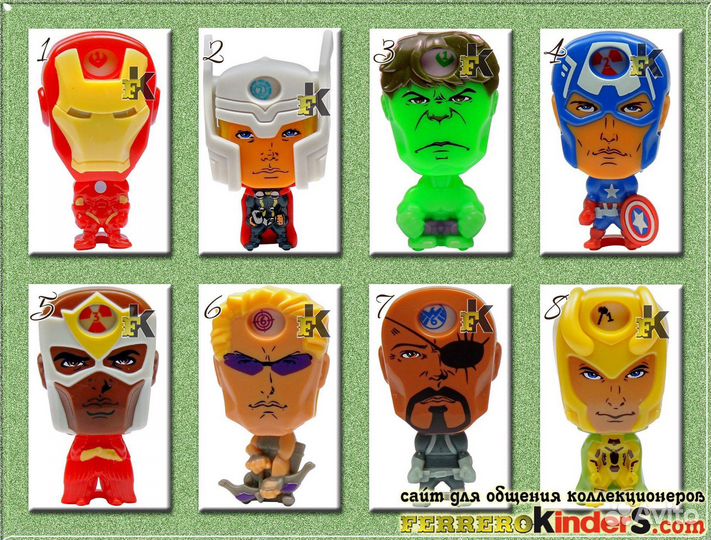 Игрушки из киндер сюрприза пакетом