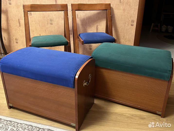 Два стула + два сундука комплект