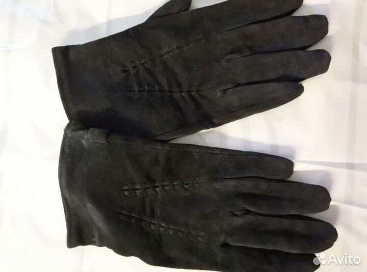 Перчатки женские кожа, перчатки мужские замша