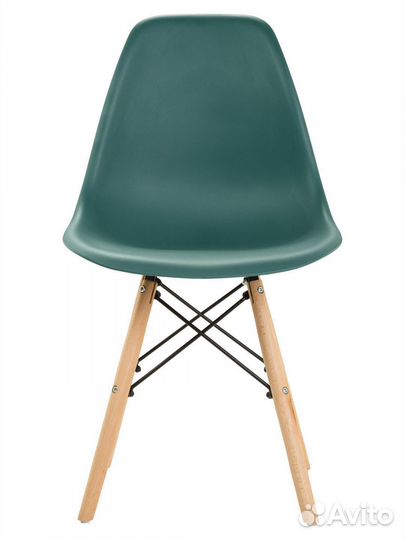 Стул в стиле eames DSW, темно-зеленый, 4 шт