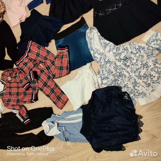 Одежда для девочки в школу пакетом 128-140