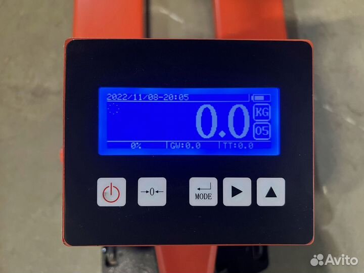 Рохля с весами 2000 кг 1150 мм TOR CBY-CW2