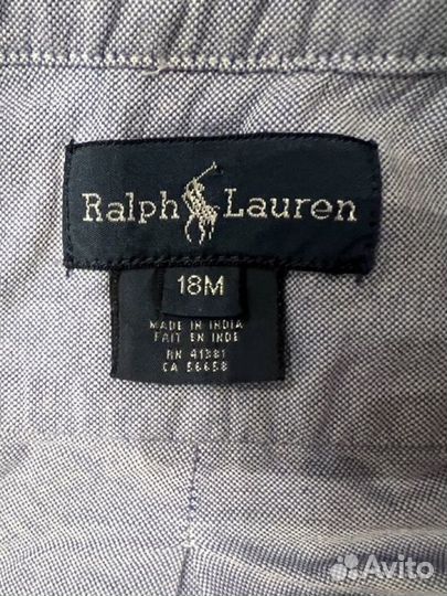 Рубашка на мальчика 86 ralph lauren