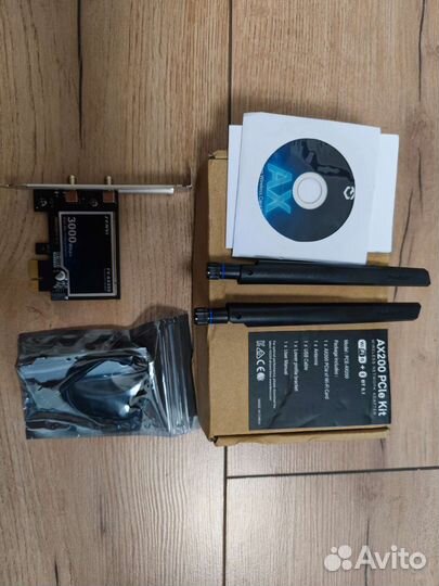 Сетевой адаптер pcie FV-AX200 WI-FI 6+Bluetooth