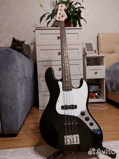 Бас гитара fender squier affinity jazz bass