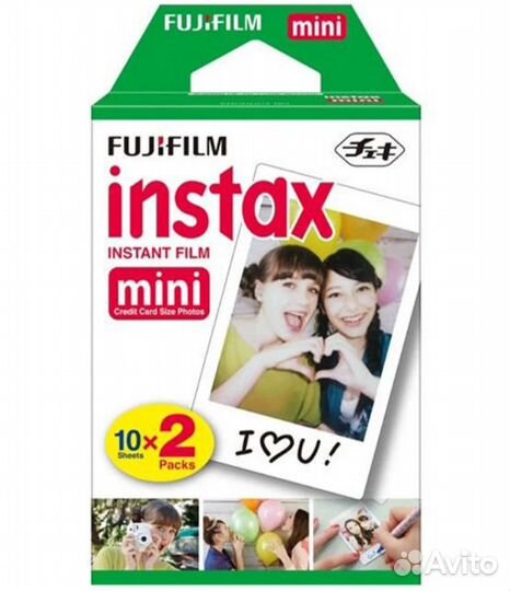 Картридж Fujifilm Instax Mini (20 фото) (Зеленый)